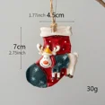 thumbnail image 1 of Figuras retro navideñas, adorno de Papá Noel, muñeco de nieve, trineo, árbol, decoración de resina para jardín de hadas, casa de muñecas, decoración del hogar, 1 of 5