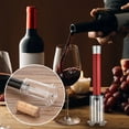 thumbnail image 4 of Ohmyroo Portable Needle Air Pressure Wine Opener Set Compact Bar Tool With Foil Cutter Vacuum Stopper And Pourer, 4 of 6
