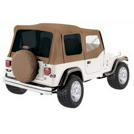 Rampage 68217 Complete Soft Top Kit; Spice; w/Soft Upper Doors; w/Tinted