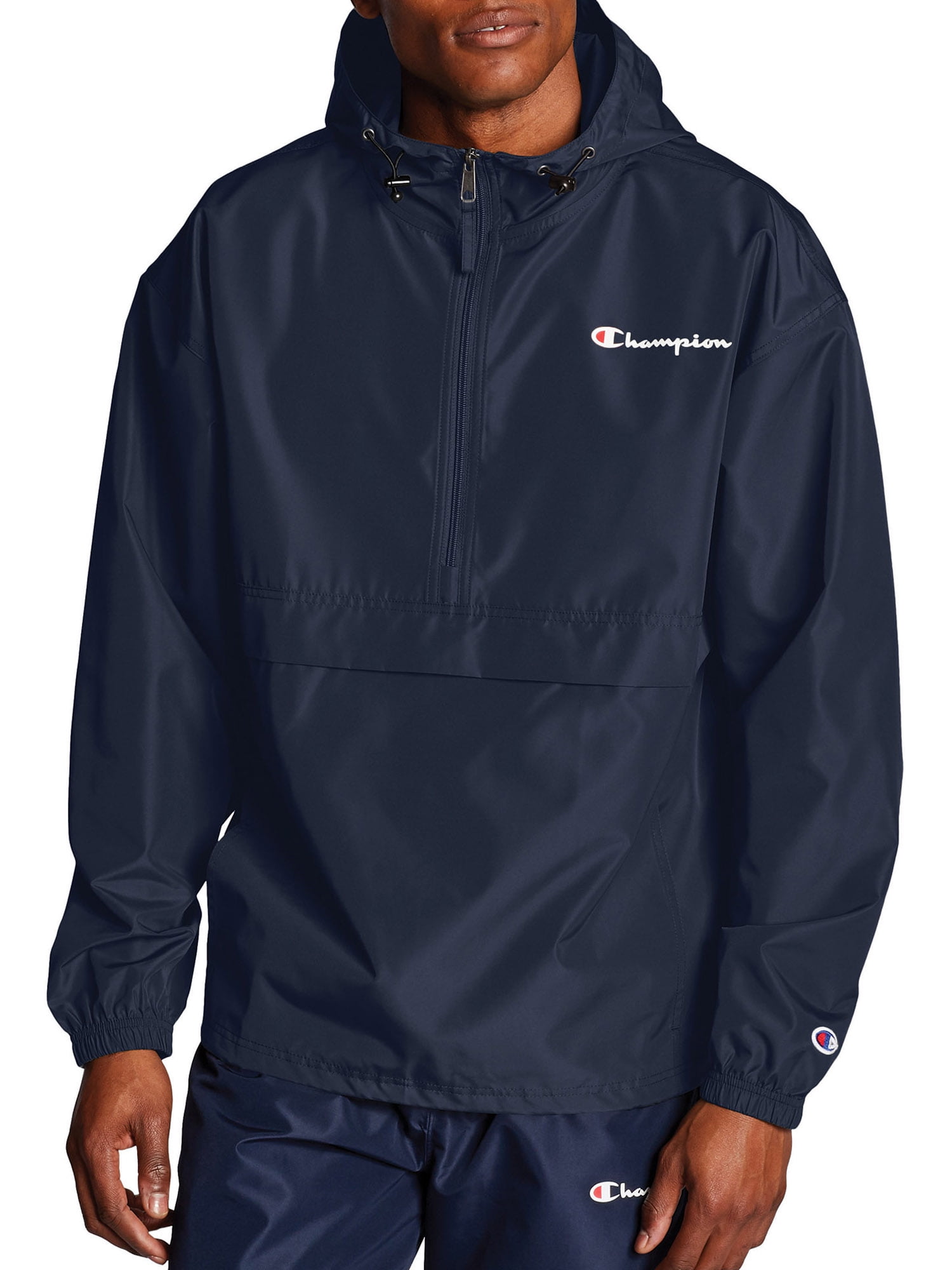 champion jacket grey