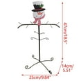 Freestanding Christmas Stocking Holder with Snowman and TwigLook