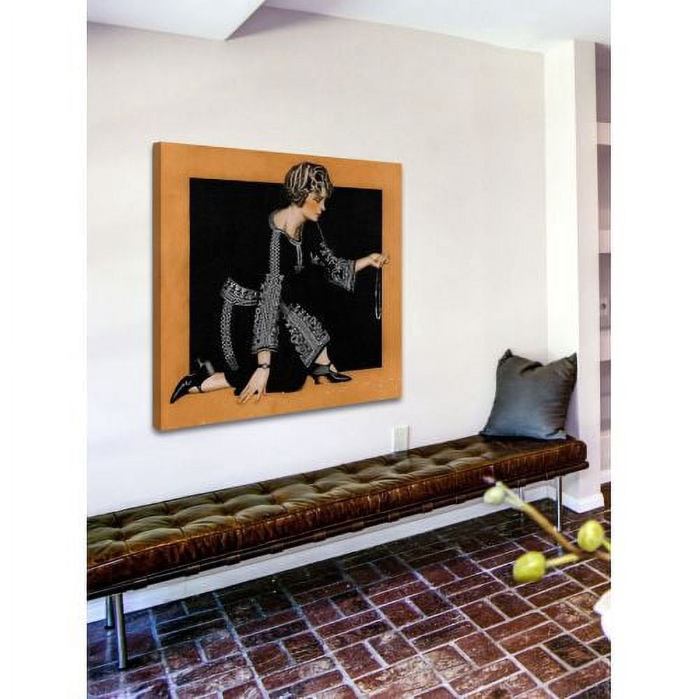 "Broken Pearl Necklace" Painting Print on Canvas
