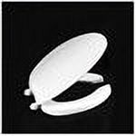 Centoco 620-301 Crane White Elongated Premium Plastic Toilet Seat With Open front