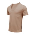 thumbnail image 3 of Nrmvnmi Summer Saving 2024 Men's Oversized T-Shirts Heavyweight Cotton Vintage Wash Solid Casual Basic Boxy Unisex Tee Tops Gym Tshirts for Man Women, 3 of 6