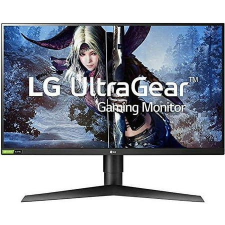 LG 27GL850-B 27 Inch Ultragear QHD Nano IPS 1ms NVIDIA G-Sync Compatible Gaming Monitor, Black