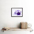 thumbnail image 2 of Purple Flower Vibrant Framed Wall Art Print, 2 of 5