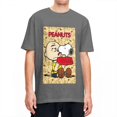 thumbnail image 1 of Camisetas de hombre de Peanuts, Charlie Brown y Snoopy, lindas camisetas de algodón con diseño de cómic, camiseta de manga corta Y2K, camiseta de cuello redondo, talla grande, 1 of 5