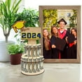 thumbnail image 3 of XEOVHV Graduation Money Holder for Cash Gift, 2024 Graduation Gift Money Holder Leis Cash Cake for Congrats Class of 2024 Graduation Party Supplies (1 pcs,Green), 3 of 9
