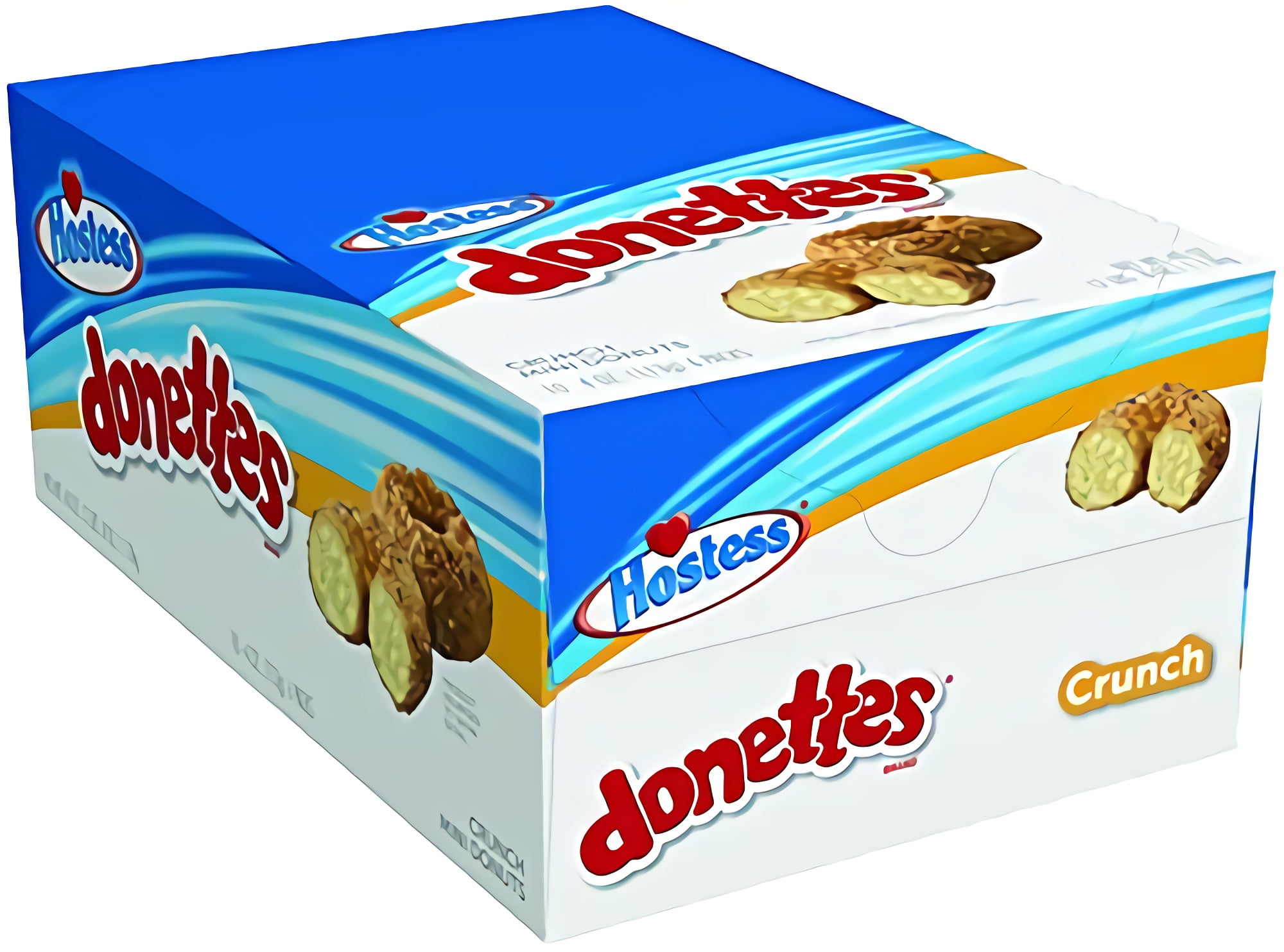 Hostess Crunch Donette Donuts Single Serve,10 count (Pack of 6)