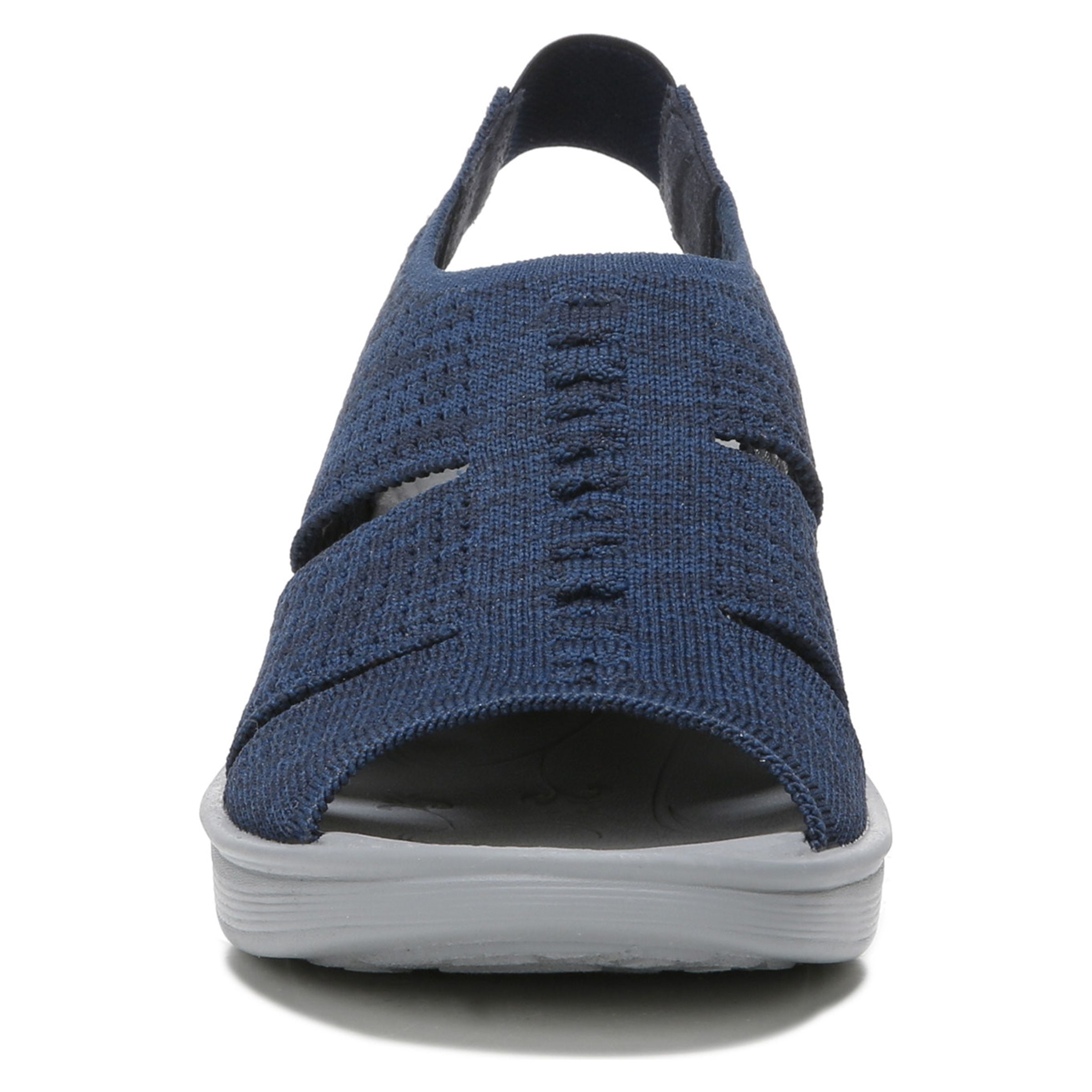 LifeStride BZees Women's Wednesday Slip-On Sneaker - Stretch Knit, Eco Foam, Wide Width (Sangria Heathered, 9 Wide)