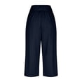 thumbnail image 6 of Comfy Pants for Women Women's Capri Pants Casual Point Pants With Drawstring For Everyday Wear Summer Bottoms For Men And Women Comfortable And Versatile Styling Options, 6 of 6