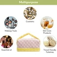 thumbnail image 5 of Bolsa de cosméticos de viaje portátil de gran capacidad, bolsa organizadora de artículos de tocador de maquillaje, 5 of 5