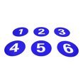 thumbnail image 2 of Aspire Acrylic Locker Number Signs 61-100, Door Sign with Self-adhesive Tape Blue, 2 of 6