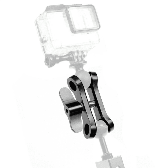 4X Butterfly Clip Diving Clamp Light Connector Ball Head Mount Tripod Adapter for Go Pro 7 Sports SLR Cameras Underwater
