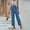 Blue, variant on LEBONYARD Wide Leg Pants for Women Plus Size,Women's Casual Fashion Elastic-waist Pants Loose Casual Pants Black XXL