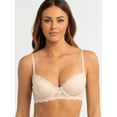 thumbnail image 3 of Jessica Simpson Women's Lace & Micro Demi Bra, Size 34B-40DD, 3 of 6