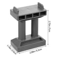 thumbnail image 2 of USHOBE 3pcs Simulation Train Bridge Pier Durable Play Grey Bridge Model Garden, 2 of 8
