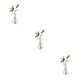 thumbnail image 4 of Billuyoard Figurilla Flor Cristal Ramos Transparentes Inicio Type4 NO4, 4 of 6