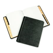 Wilson Jones Corp Record/Minute Book Complete Outfit, Black, 75 Unruled Pages, 8 1/2 x 11 -WLJ039900