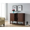 thumbnail image 3 of Furniture of America Seton Multi-Storage Dining Server, Vintage Walnut, 3 of 6