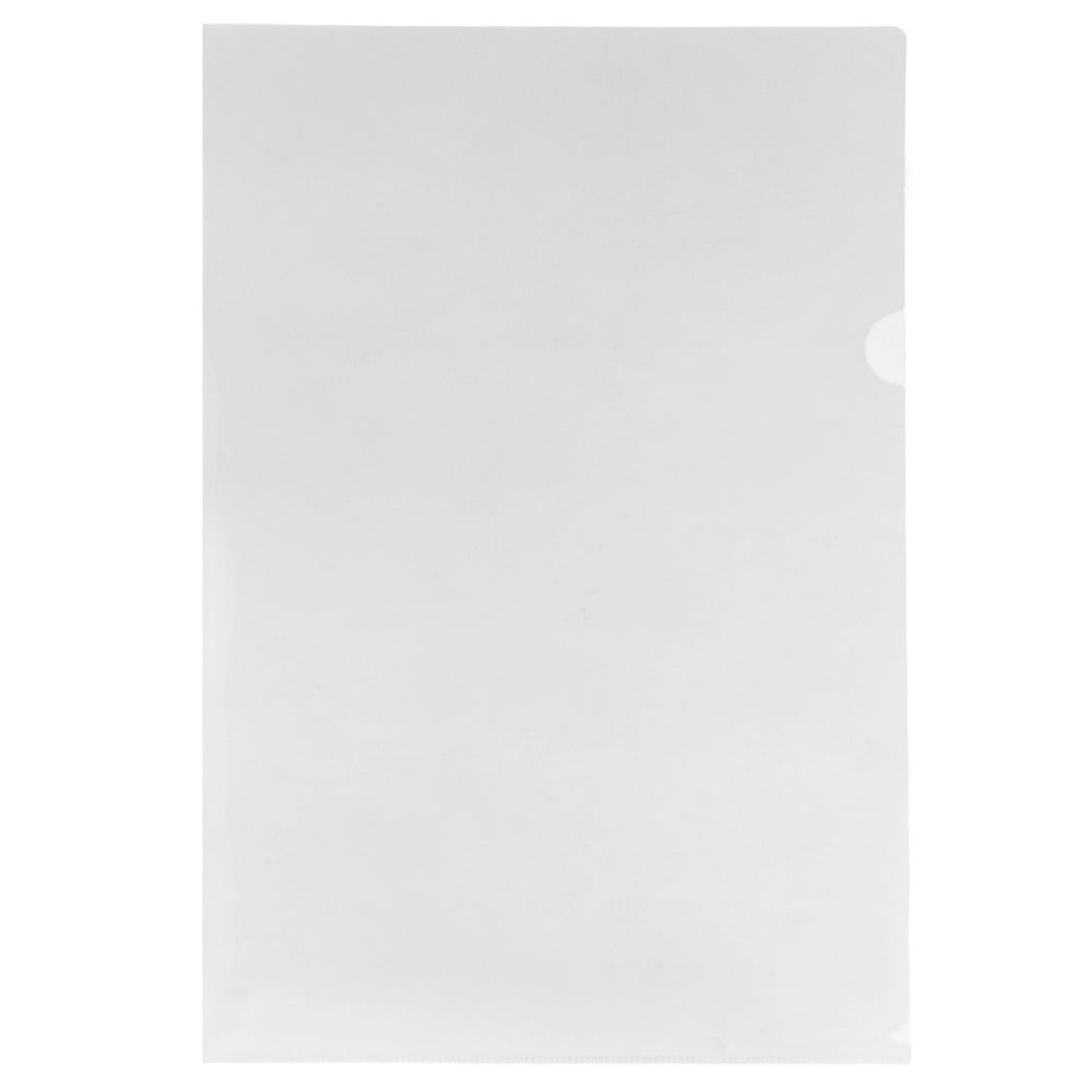 JAM Plastic Sleeves, 11 3/8 x 17 3/8, Clear, 12/Pack