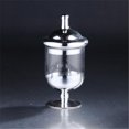 thumbnail image 1 of Pot en Verre 9 x 5 Po avec Couvercle, Argent, 1 of 1