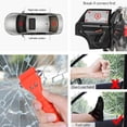thumbnail image 3 of Martillo de seguridad para coche, juego de 2 herramientas de Escape de emergencia para rompecristales de ventanilla de coche y cortador de cinturón de seguridad, 3 of 3
