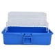 thumbnail image 1 of Estuche de almacenamiento portátil, caja de almacenamiento de plástico, organizador de herramientas de capas plegable portátil, caja de herramientas de almacenamiento, diseño de vanguardia, 1 of 8