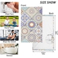 thumbnail image 2 of Coolnut 2 PCS Hand TowelsBoho Ceramic Tile 16 x 28 Inch Soft Highly Absorbent Cotton Bathroom Towels for Bathroom Ktichen Travel SPA Gym, 2 of 6