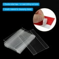 thumbnail image 4 of Uxcell 3.5x5" Wall Mount Acrylic Sign Holder, Display Frame with Tape Adhesive for Office, Clear 10Pcs, 4 of 6
