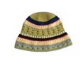 thumbnail image 1 of Gorro de punto de Cachemira para mujer, gorro de lavabo con gancho de ganchillo hecho a mano, protector solar de primavera y verano, combina con todo, 1 of 5