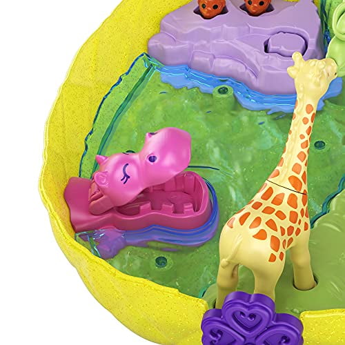 Polly Pocket Tropicool Pineapple Wearable Purse Compact with 8 Fun  Features, Micro Polly and Lila Dolls, 2 Accessories and Sticker Sheet; for  Ages 4 