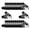 Black, variant on 100 Pieces Wristband for Events ID Name Band Self Adhesive Waterproof Material for Concerts Hospitals Parties