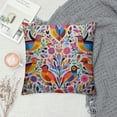 thumbnail image 2 of JEUXUS  Mexican Design Colorful Pigeons Pheasant Pillowcases Pillows Covers Cases Bedroom Decor Decoration Rectangle Two Sides Printed  Hotel,Cafe,Car,Sofa Throw Pillow Case Cushion Cover, 2 of 5