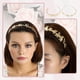thumbnail image 2 of 4 Pcs Diademas de Metal de Aleación en Forma de Mariposa, Tono Dorado, 4.92", 2 of 7