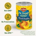 thumbnail image 2 of Del Monte No Sugar Added Sliced Peaches Canned Fruit 14.5 oz Can (Pack of 2), 2 of 4