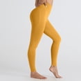 thumbnail image 7 of USNSM Athletic Leggings for Women Skinny Fit Gym Pants High Waisted Workout Stretchy Tights Scrunch Butt Yoga Trousers Yellow M, 7 of 7