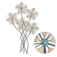 thumbnail image 3 of Homebeez Vintage Metal Wall Art Decor Rustic Hanging Wall Flowers Decorative Metal Floral Art for Home Living Room Bathroom Indoor Outdoor Decors, 3 of 7