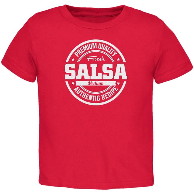 Halloween Salsa Costume T-Shirt Rouge pour Tout-Petit