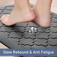 thumbnail image 7 of 2Pcs Kitchen Mat Anti Fatigue Comfortable Kitchen Cushioned Foam Rugs Ergonomic Comfort Standing Pad For Home Light Gray, 7 of 7