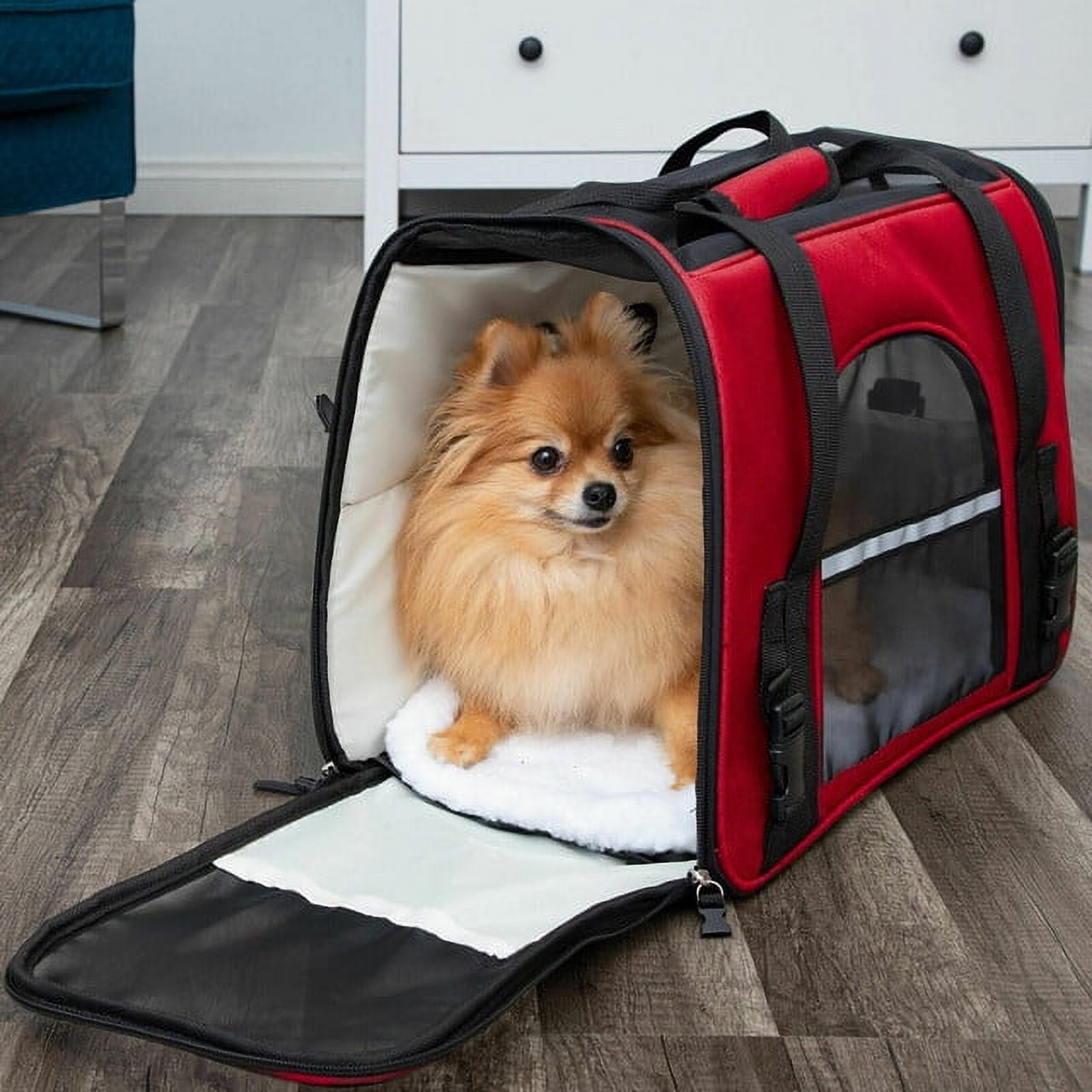 Dropship ScratchMe Pet Travel Carrier Soft Sided Portable Bag For Cats,  Small Dogs, Kittens Or Puppies, Collapsible, Durable, Airline Approved,  Travel Friendly, Carry Your Pet With You Safely And Comfortably to Sell