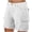 White, variant on Shorts for Women Plus Size Clearance Women'S Solid Color Hip Lift Fitness High Waist Stretch Exercise Yoga Pants M