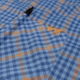 thumbnail image 3 of FOX Shop Shirt Orange / Blue Plaid L, 3 of 4