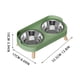 thumbnail image 3 of CaiYueKe Non-Slip Elevated Dog Bowls Stainless Steel Double Pet Feeder Dish Anti-Tip Spill Proof Bowls for Cats Small Dogs Senior Pets Food Water Bowls with Neck Support Easy Clean Feeding Station, 3 of 6
