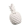 thumbnail image 4 of HOOWIFFY Cute Savings Pot Resin Coin Bank White 1Pcs Pineapple Shape Home Decoration, 4 of 8