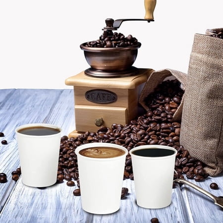 12 oz Paper Cups Disposable Coffee Cups Party Cups For Hot Cold Drinks BPA FREE