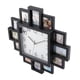 thumbnail image 5 of Dekaim Reloj de Pared, 2 en 1 Reloj de Pared de plástico + Marco de Fotos Negro Decoración Moderna para el hogar Decoración para Sala, 5 of 5