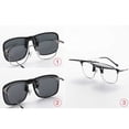 thumbnail image 4 of Gafas de sol plegables con clip, color marrón., 4 of 4