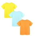 thumbnail image 5 of HILEELANG 2-7T Toddler Little Boys 3-Pack T-Shirts Sports Animal Truck Graphic 100% Cotton Short Sleeve Summer Tees Yellow Orange Blue 2T 3T 4T 5T 6T 7T, 5 of 5