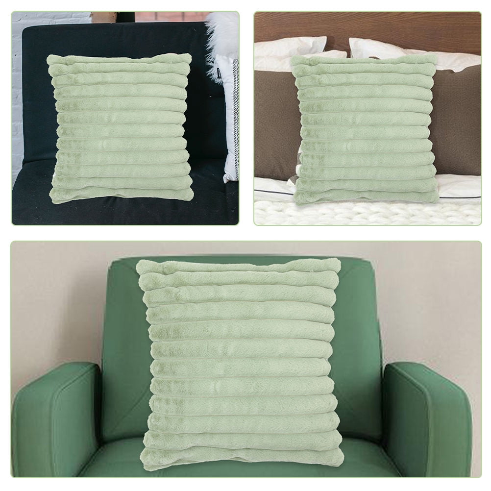 EXHUMKY Light Green Decorative Throw Pillow for Bedroom and Couch, Soft Cushion , 1 Piece